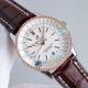 Swiss Breitling Navitimer 1 Rose Gold Watch White Dial Brown Leather Strap 41MM (2)_th.jpg